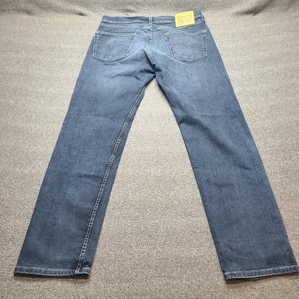 Levi's 505 Regular Fit‎ Jeans Mens 36x32 Blue Excellent Straight Leg Denim